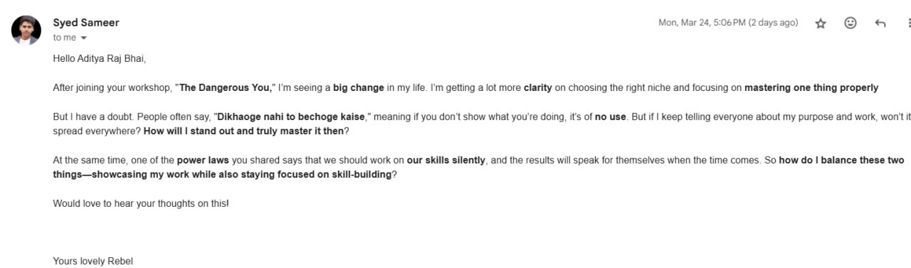 Student review